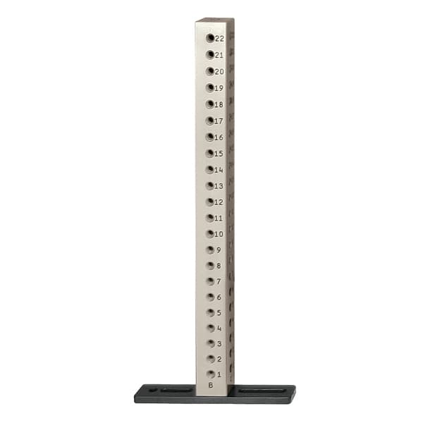 25 mm  × 25 mm × 300 mm tower (4 sides, 1 row) with M6 thread