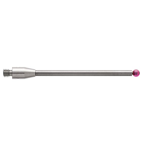 M3 Ø2.5 mm ruby ball, tungsten carbide stem, L 40.2 mm, EWL 32.7 mm
