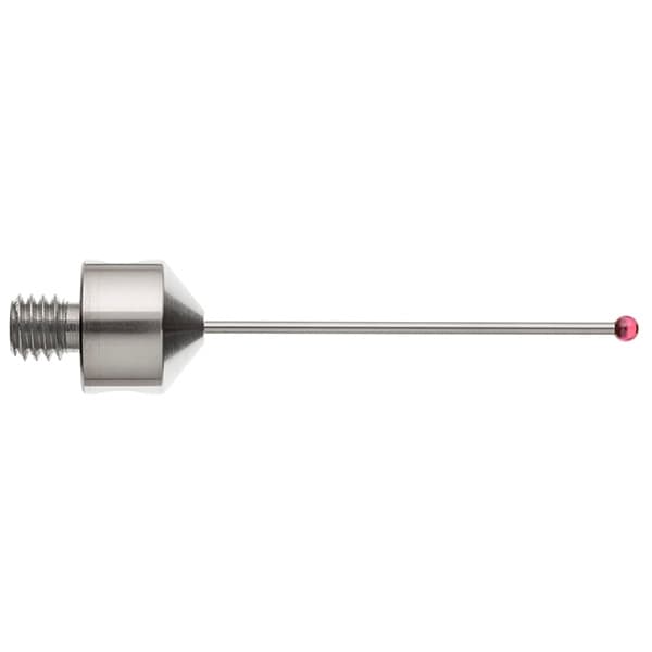 M5 Ø2 mm ruby ball, tungsten carbide stem, L 40 mm, EWL 31 mm