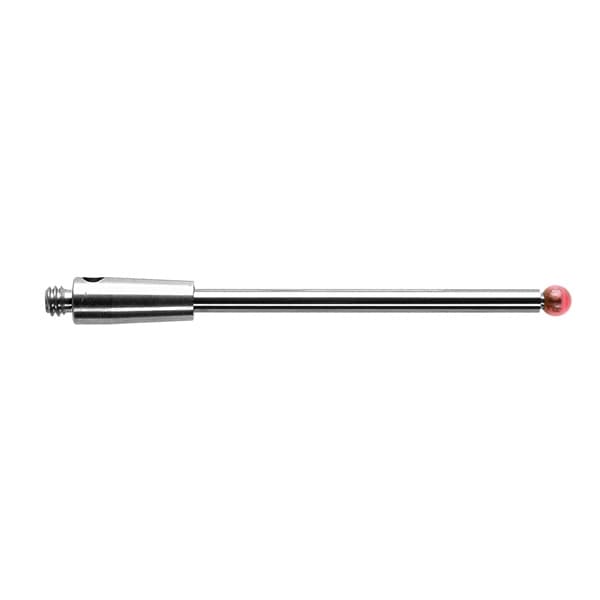 M2 Ø1.5 mm ruby ball, tungsten carbide stem, L 30 mm, EWL 22.5 mm