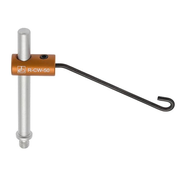 49.7 mm spring wire clamp with 50.0 mm post and M4 thread