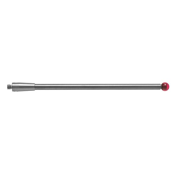 M2 Ø3 mm ruby ball, tungsten carbide stem, L 50 mm, EWL 47 mm