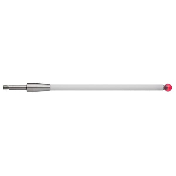 M4 Ø6 mm ruby ball, star stylus centre, ceramic stem, L 100 mm, EWL 88.5 mm
