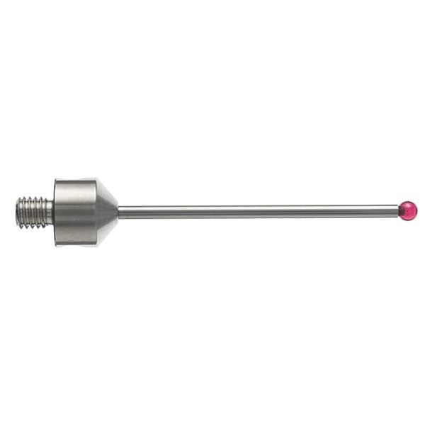 M5 Ø3 mm ruby ball, tungsten carbide stem, L 50 mm, EWL 41 mm
