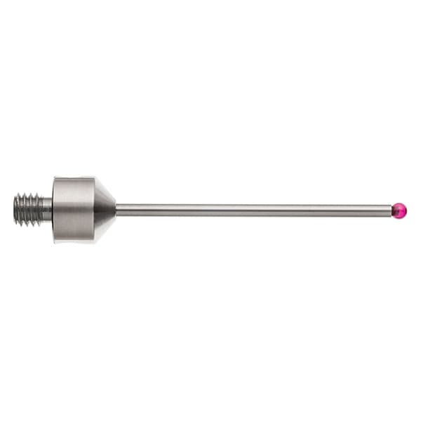 M5 Ø2.5 mm ruby ball, tungsten carbide stem, L 50 mm, EWL 41 mm