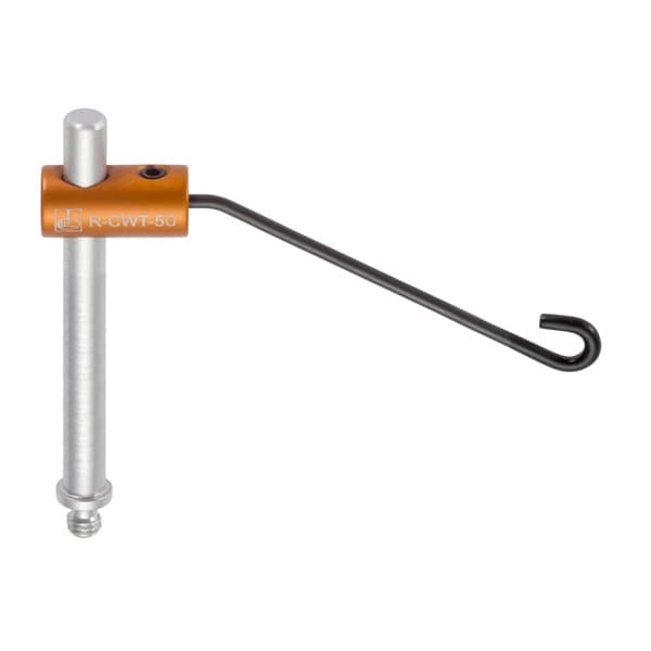 49.7 mm soft tip spring wire clamp with 50.0 mm post and M4 thread