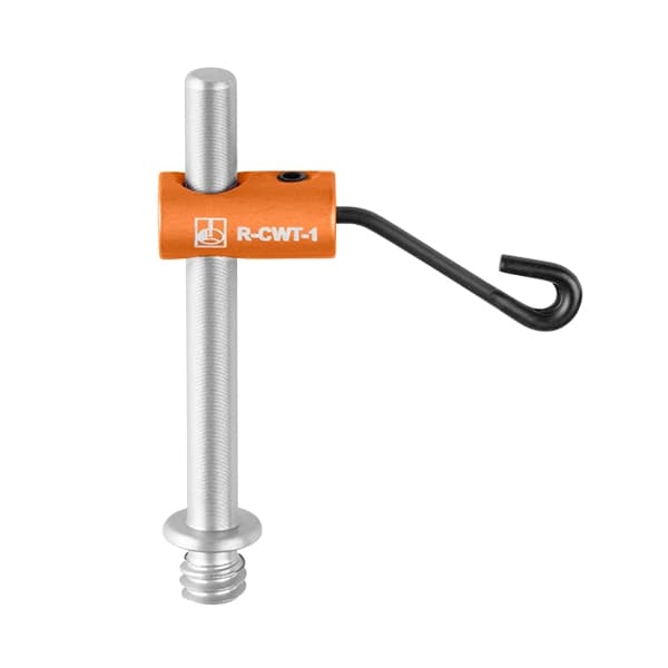 1.23 in soft tip spring wire clamp with 0.94 in post and 1/4-20 thread