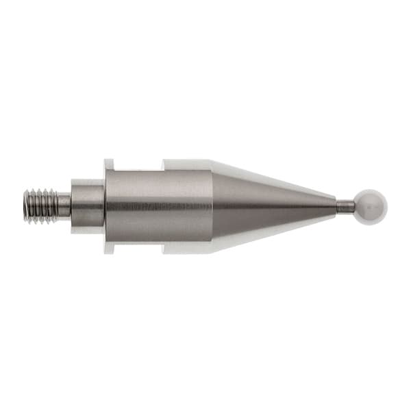 M6 Ø6 mm zirconia ball, cone stylus for Faro arms, L 43 mm, EWL 5.4 mm