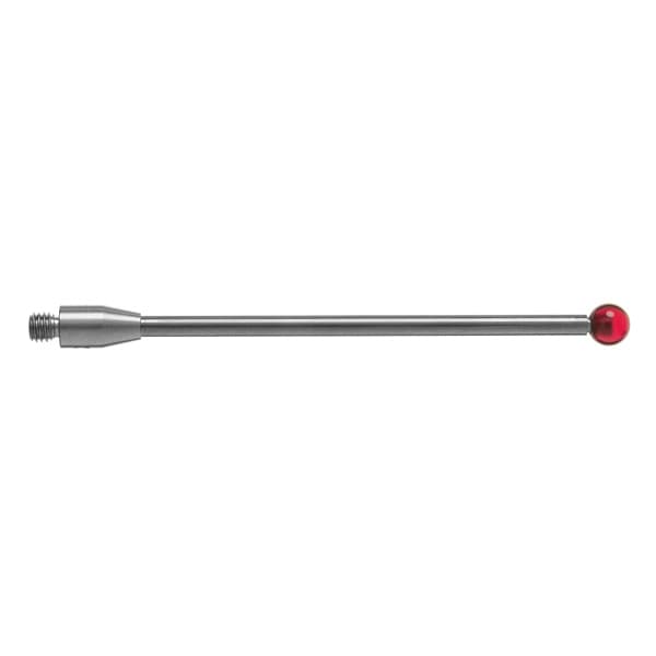 M3 Ø4 mm ruby ball, tungsten carbide stem, L 50 mm, EWL 46 mm