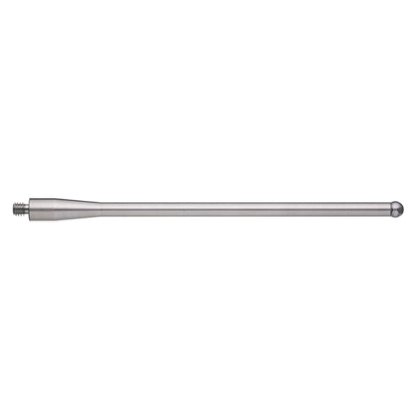 M4 Ø5 mm tungsten carbide ball, stainless steel stem, L 100 mm, EWL 83.3 mm