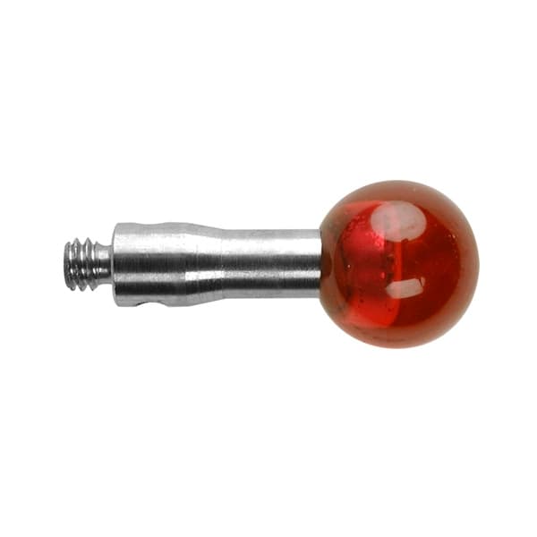 M2 Ø8 mm ruby ball, stainless steel stem, L 11 mm, EWL 11 mm