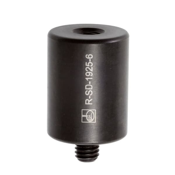Ø19.0 mm × 25.0 mm Polyoxymethylene (POM) standoff with M6 thread