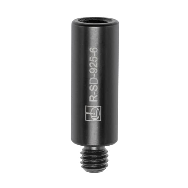 Ø10.0 mm × 25.0 mm Polyoxymethylene (POM) standoff with M6 thread