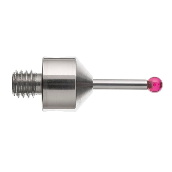 M5 Ø3 mm ruby ball, tungsten carbide stem, L 20 mm, EWL 11 mm