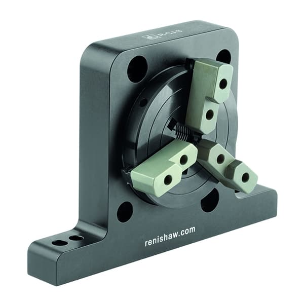 3-jaw chuck for use with M6, M8 and 1/4-20 base plates