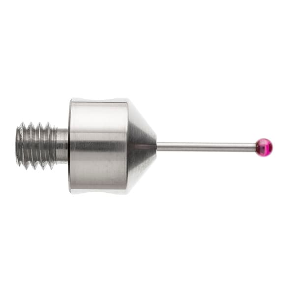M5 Ø2 mm ruby ball, tungsten carbide stem, L 20 mm, EWL 11 mm