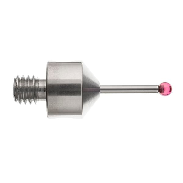 M5 Ø2.5 mm ruby ball, tungsten carbide stem, L 20 mm, EWL 11 mm