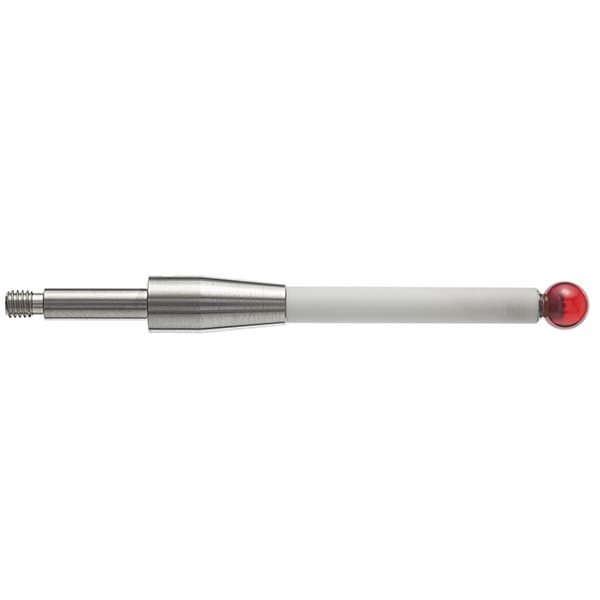 M4 Ø6 mm ruby ball star stylus centre, ceramic stem, L 50 mm