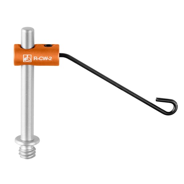 1.96 in spring wire clamp with 1.76 in post and 1/4-20 thread