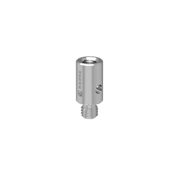 Ø9.5 mm × 15.0 mm 303 stainless steel standoff with M6 thread