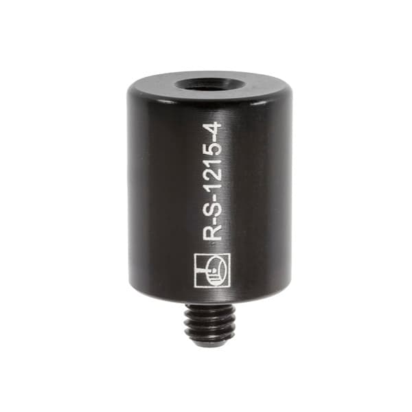 Ø12.0 mm × 15.0 mm aluminium standoff with M4 thread